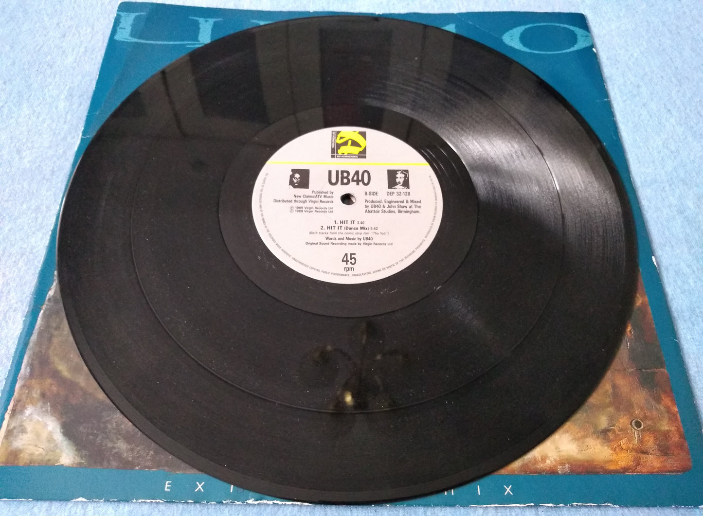 UB40 - I Would Do For You Extended Mix (Virgin 1989) 12" vinyl single VG/VG