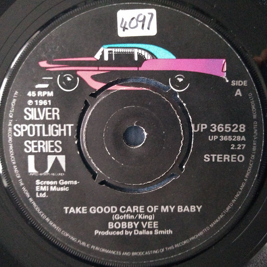 Bobby Vee ‎– Take Good Care Of My Baby (UA 1979) 7" vinyl single VG/- RE