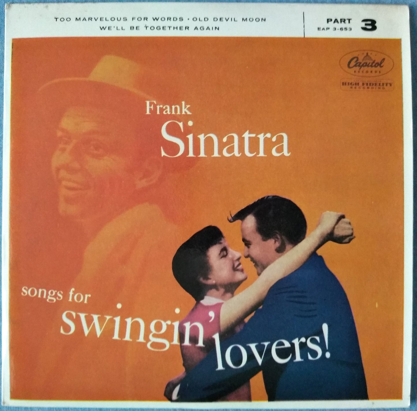 Frank Sinatra - Songs For Swingin’ Lovers Part 3 (Capitol) 7” vinyl EP VG/VG