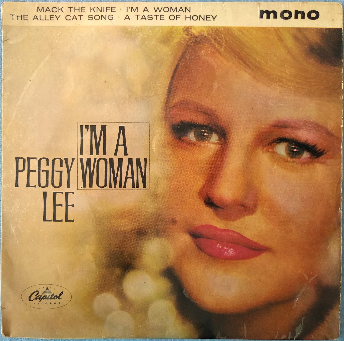 Peggy Lee – I'm A Woman (Capitol 1963) 7" vinyl EP VG/VG