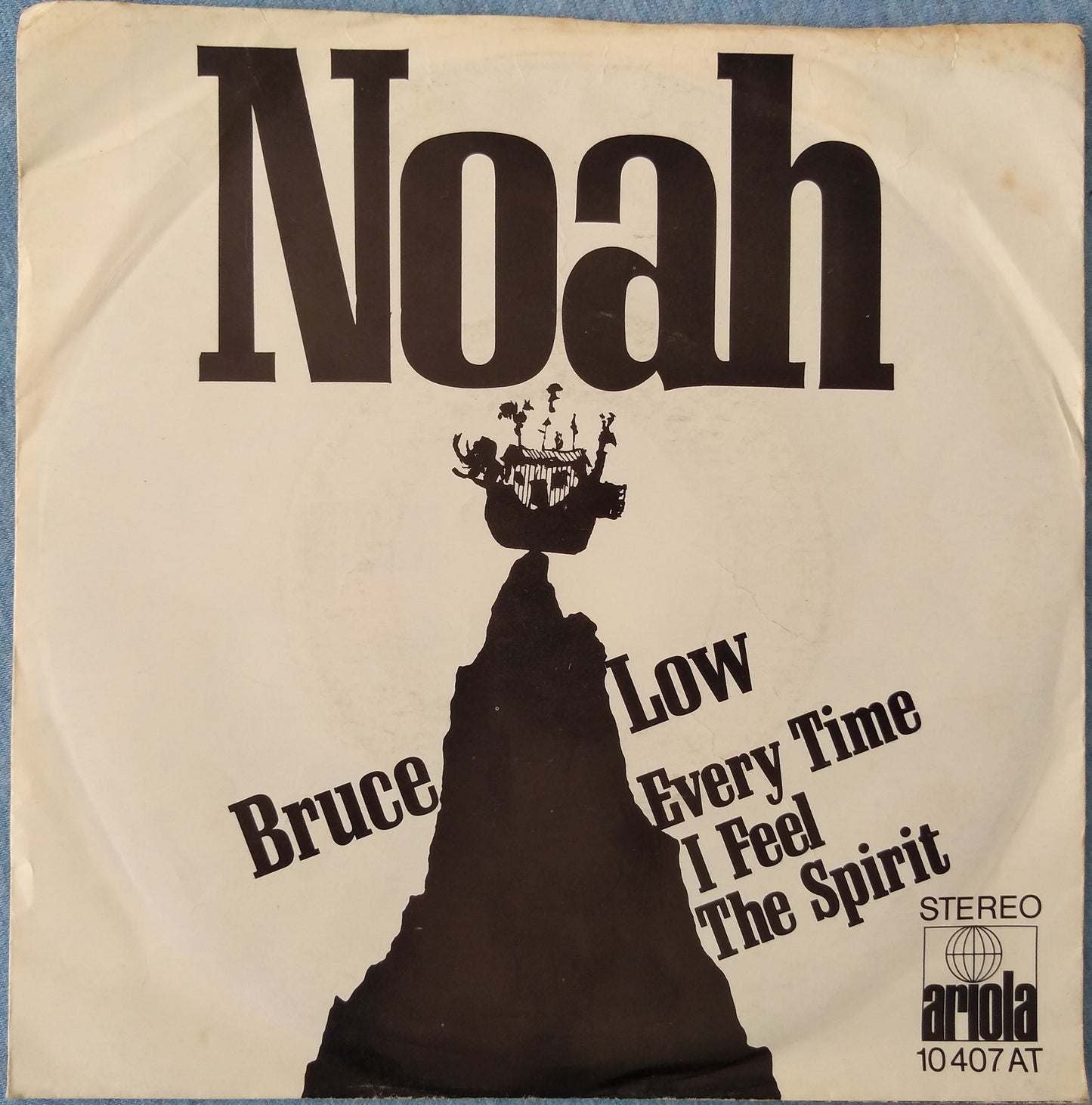 Bruce Low - Noah (Ariola 1971) 7" vinyl single VG/VG German import jukebox