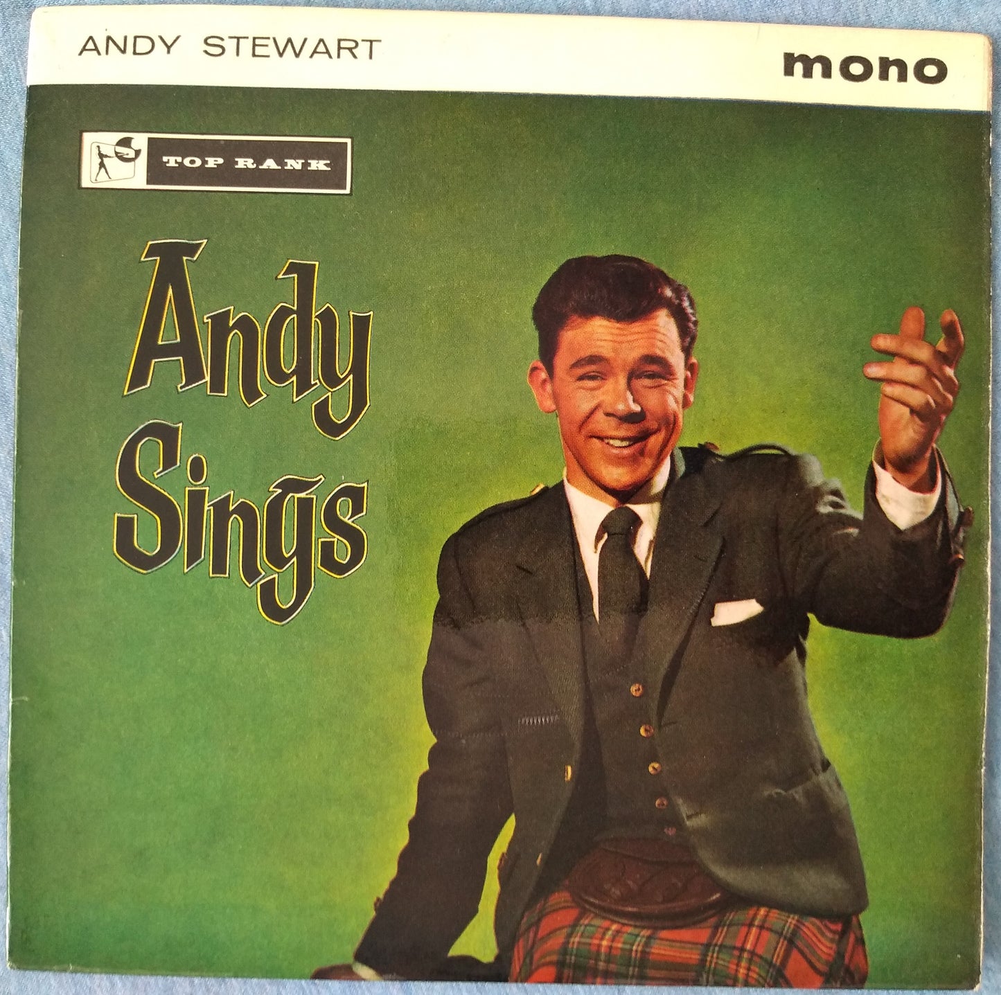 Andy Stewart - Andy Sings (Top Rank 1961) 7" vinyl EP VG/VG