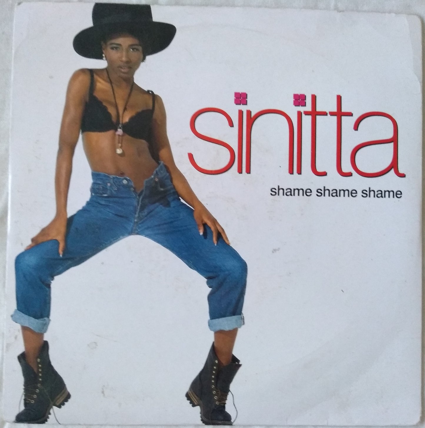 Sinitta - Shame Shame Shame (Arista 1992) 7" vinyl single VG/VG