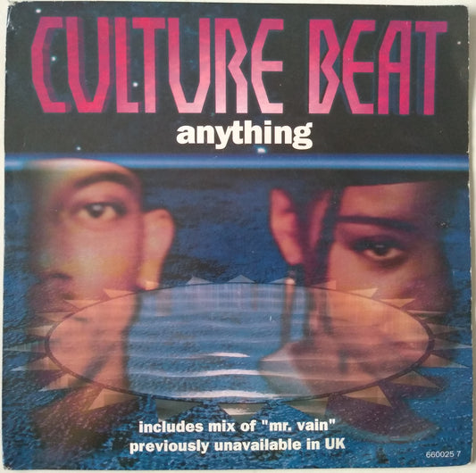 Culture Beat - Anything (Epic 1993) 7" vinyl single VG/VG