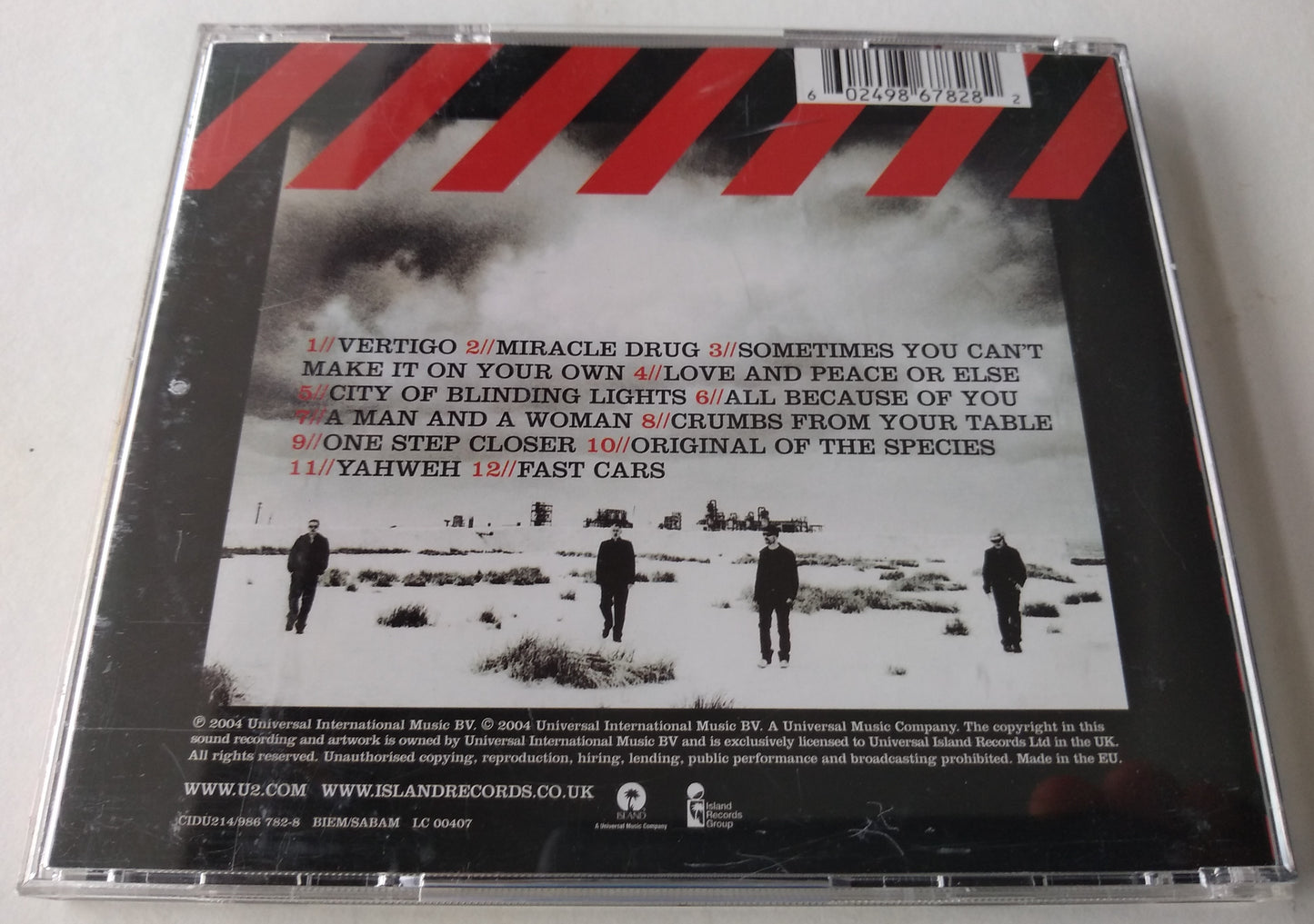 U2 - How To Dismantle An Atomic Bomb CD album