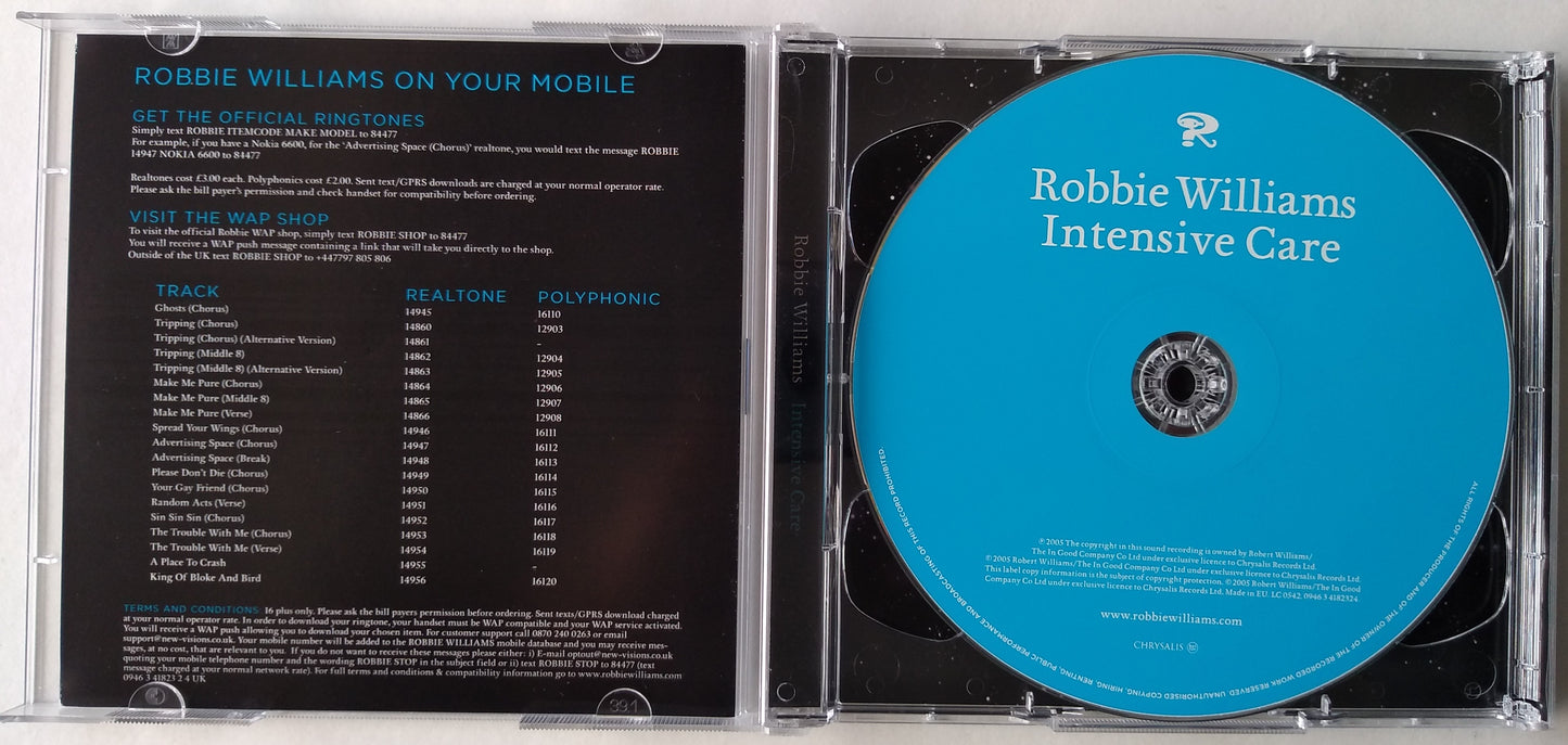 Robbie Williams - Intensive Care CD+DVD album