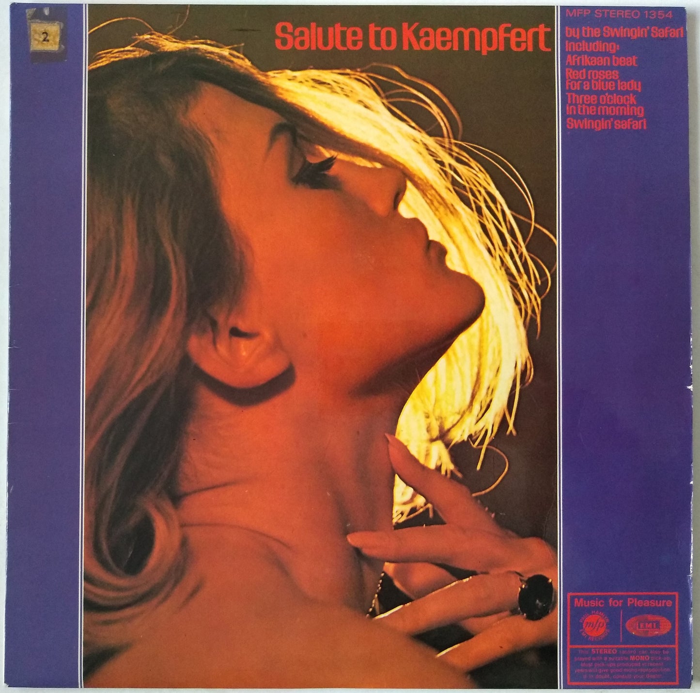 The Swingin' Safari ‎– Salute To Kaempfert (EMI 1970) 12" vinyl LP VG/VG