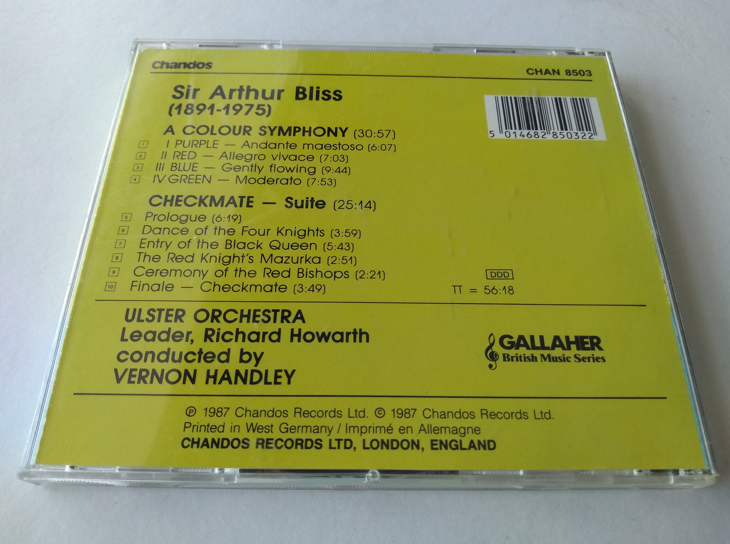 Bliss - A Colour Symphony CD album