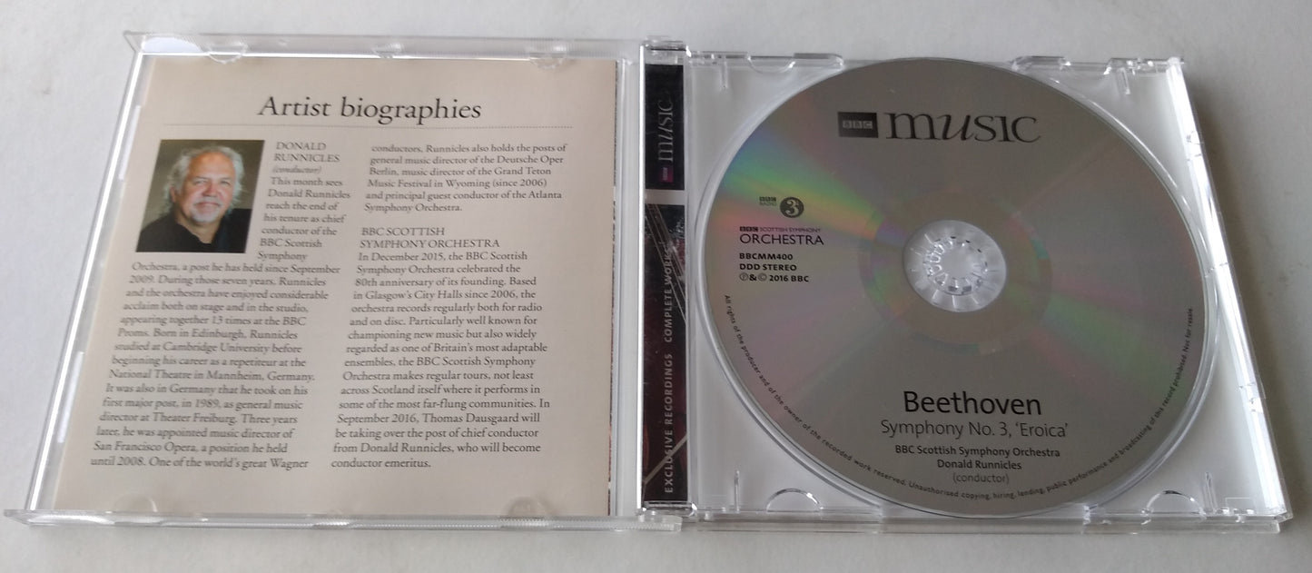 Beethoven - Symphony No. 3 'Eroica' CD album