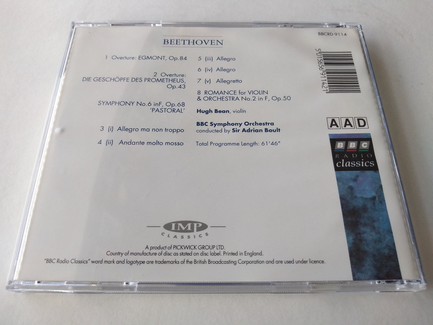 Beethoven, Boult - Symphony No 6 CD album