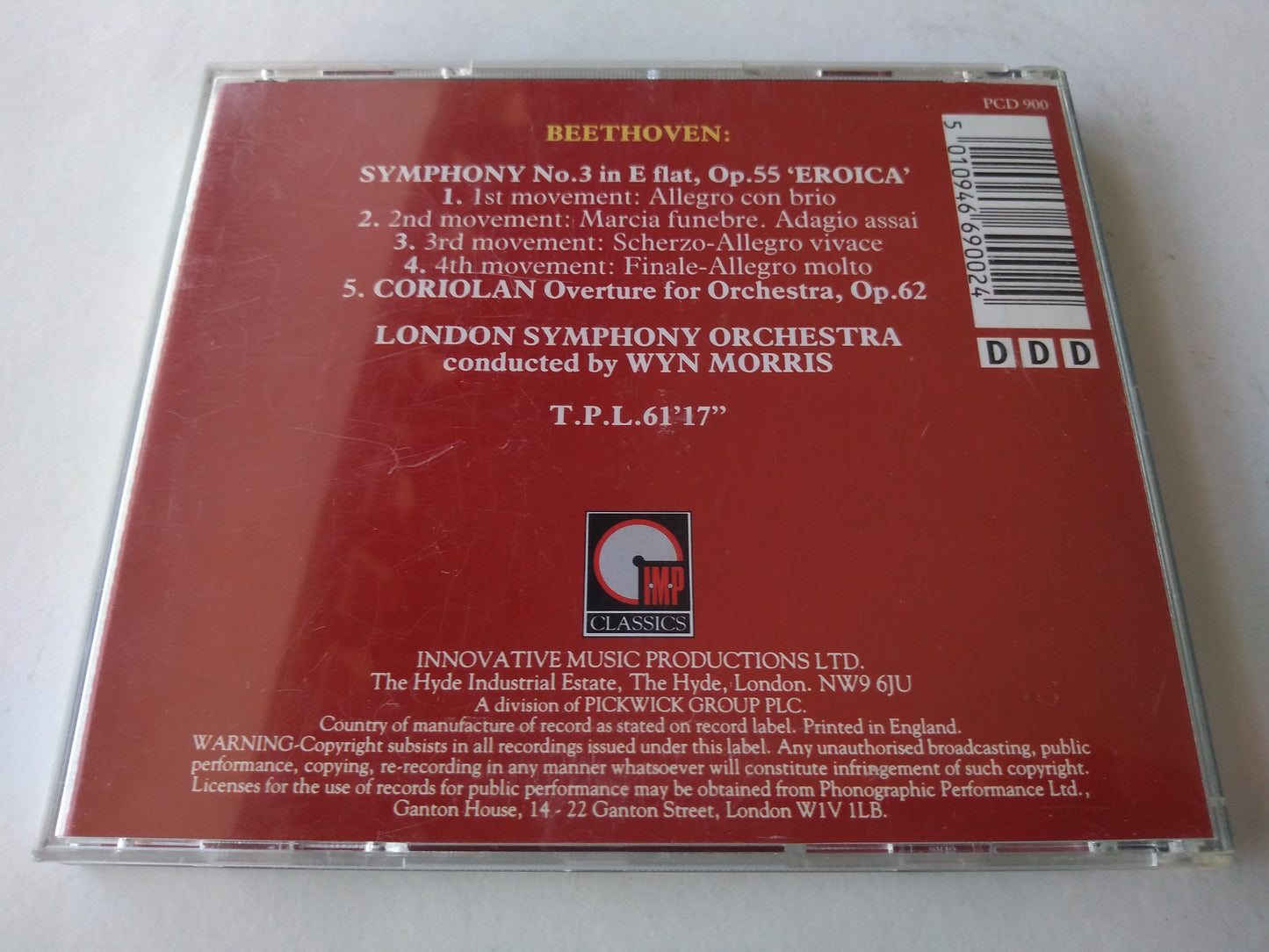 Beethoven - Symphony No.3 Eroica CD album