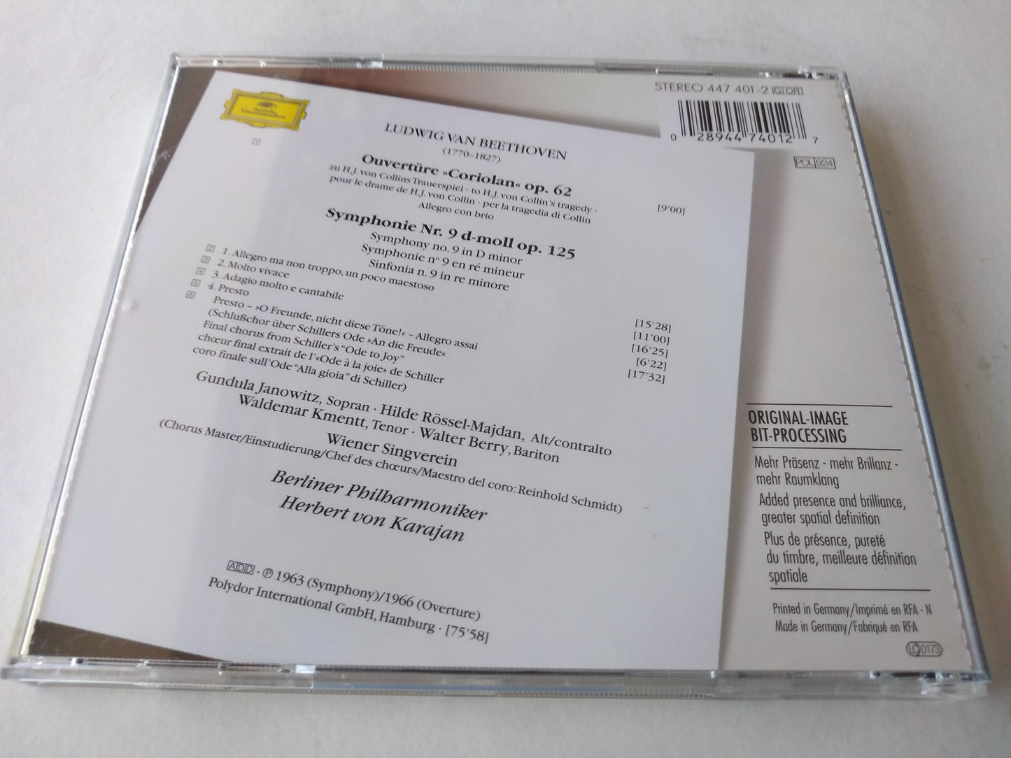 Beethoven, Karajan - Symphony No.9 CD album