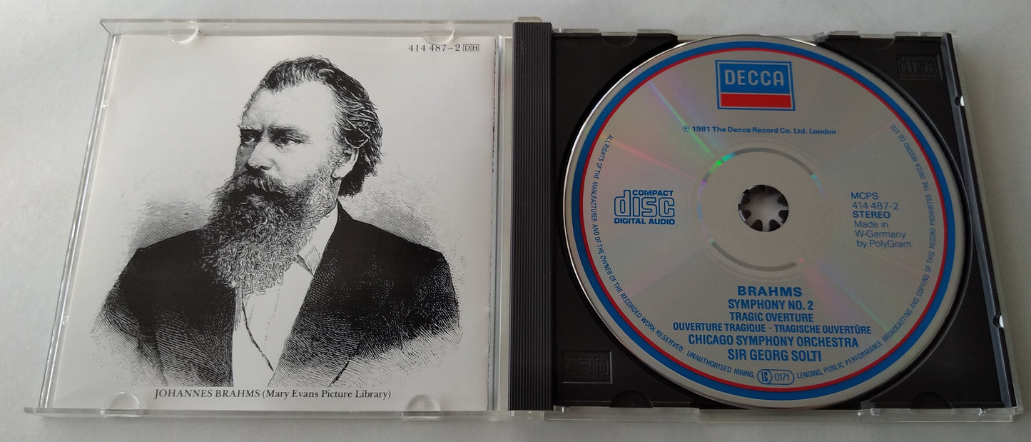 Brahms, Solti - Brahms Symphony No.2 In D Major CD album