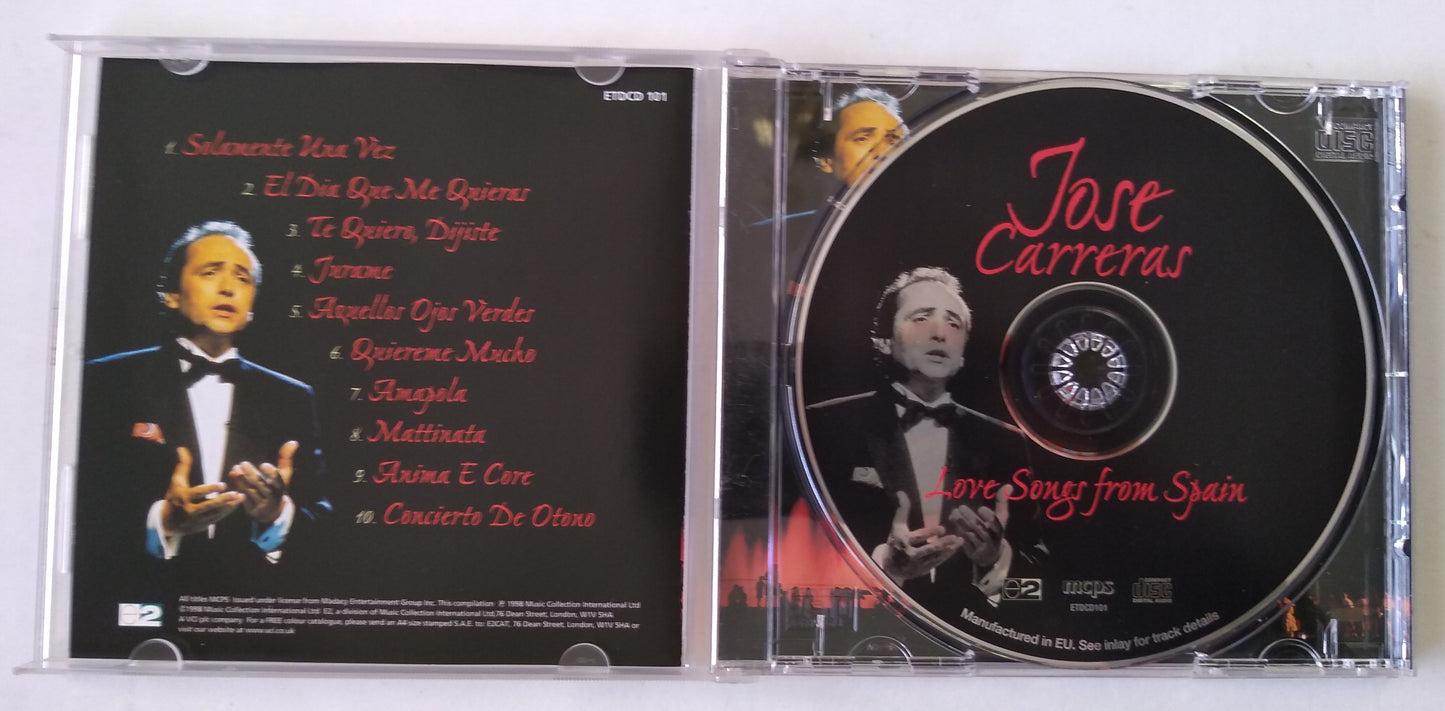 José Carreras ‎– Love Songs From Spain CD album