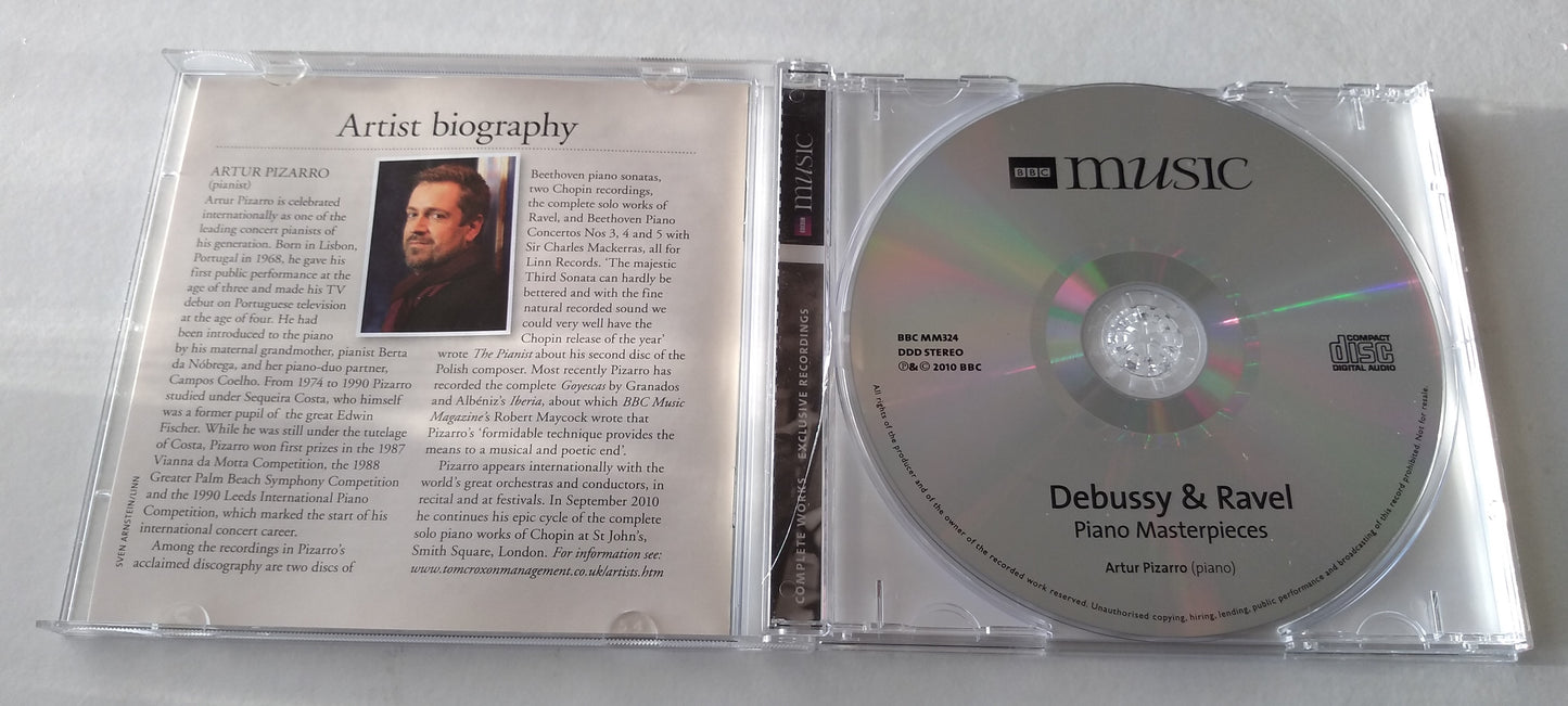 Debussy & Ravel, Artur Pizarro - Piano Masterpieces CD album