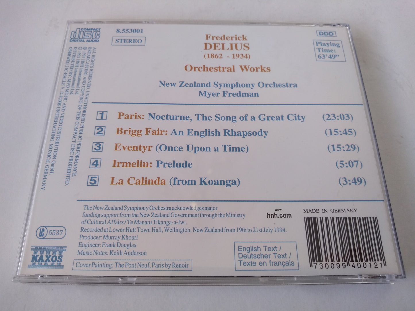 Delius - Orchestral Works CD album