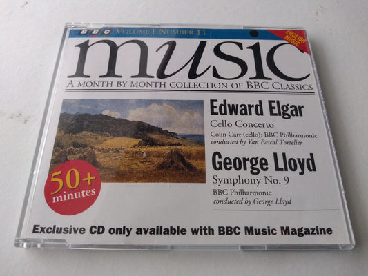 Edward Elgar Cello Concerto, George Lloyd Symphony No. 9 CD album