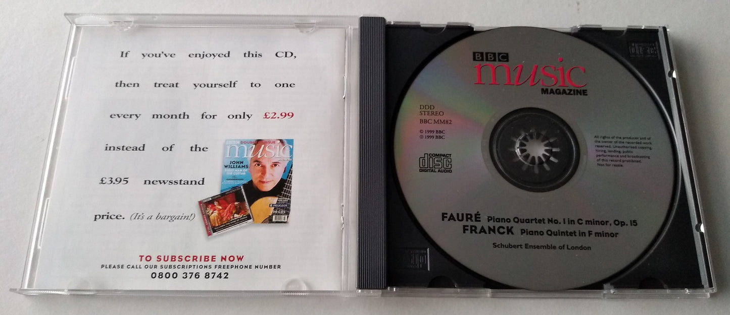 Fauré - Piano Quartet No.1 (1999) CD album