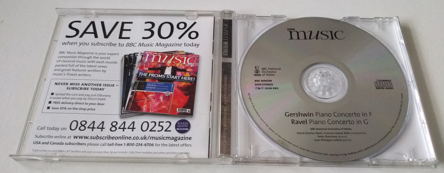 Gershwin, Ravel – Piano Concerto In F / Piano Concerto In G (2008) CD album