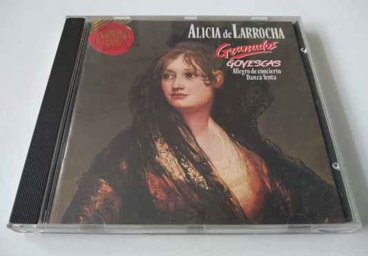 Alicia De Larrocha, Granados ‎– Goyescas - Allegro De Concierto - Danza Lenta CD