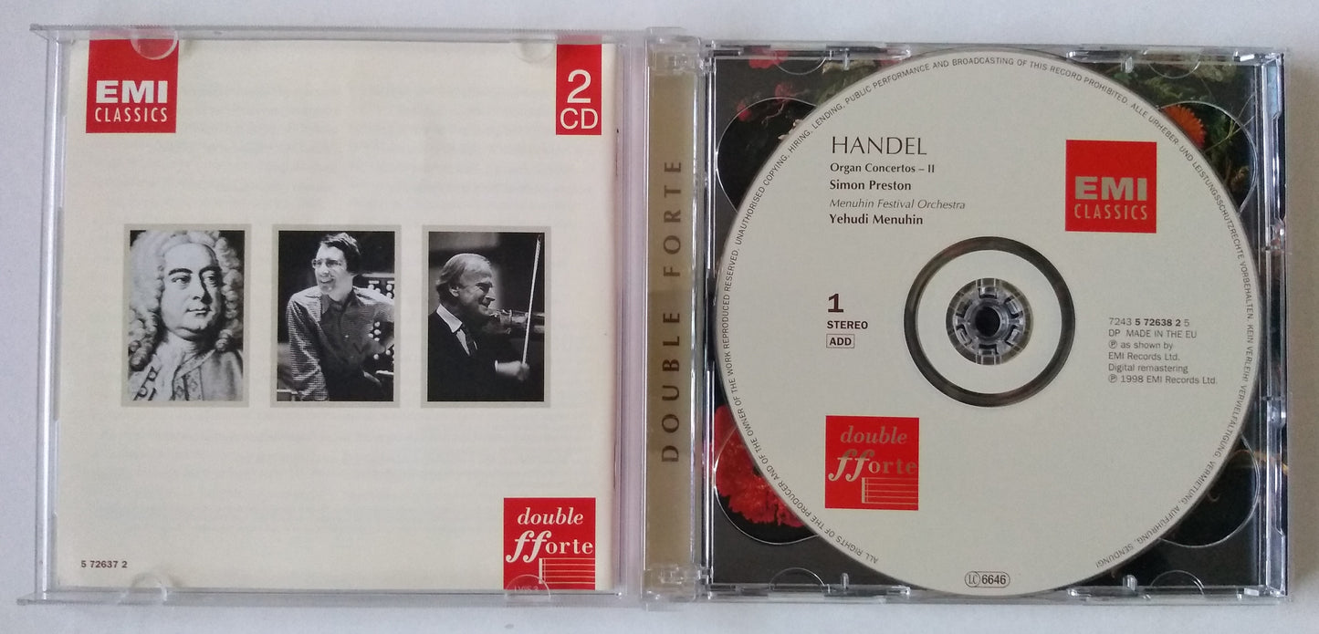 George Frederick Handel - Organ Concertos II (1998) 2xCD album