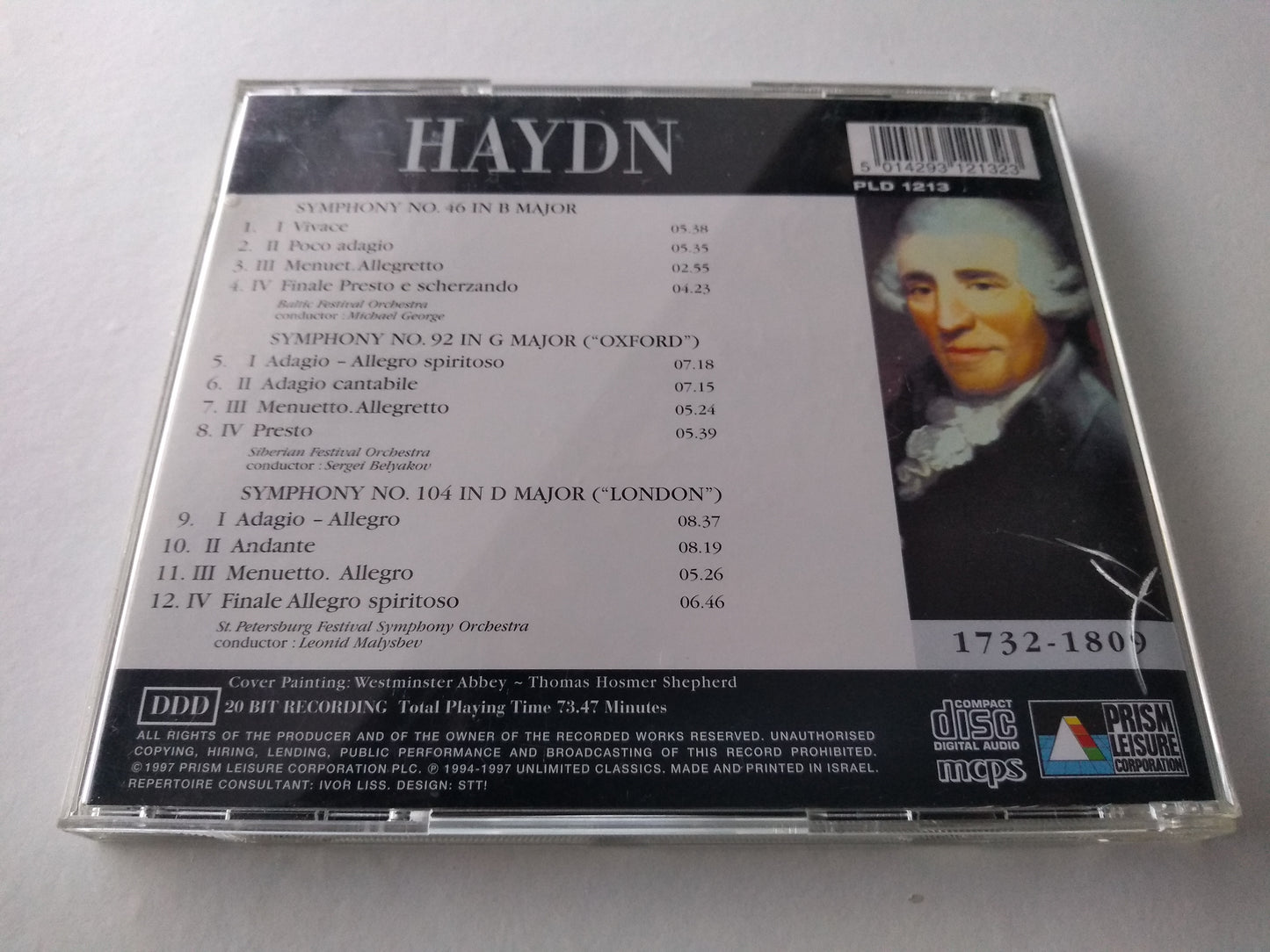 Haydn - Symphonies 46, 92, 104 (1997) CD album