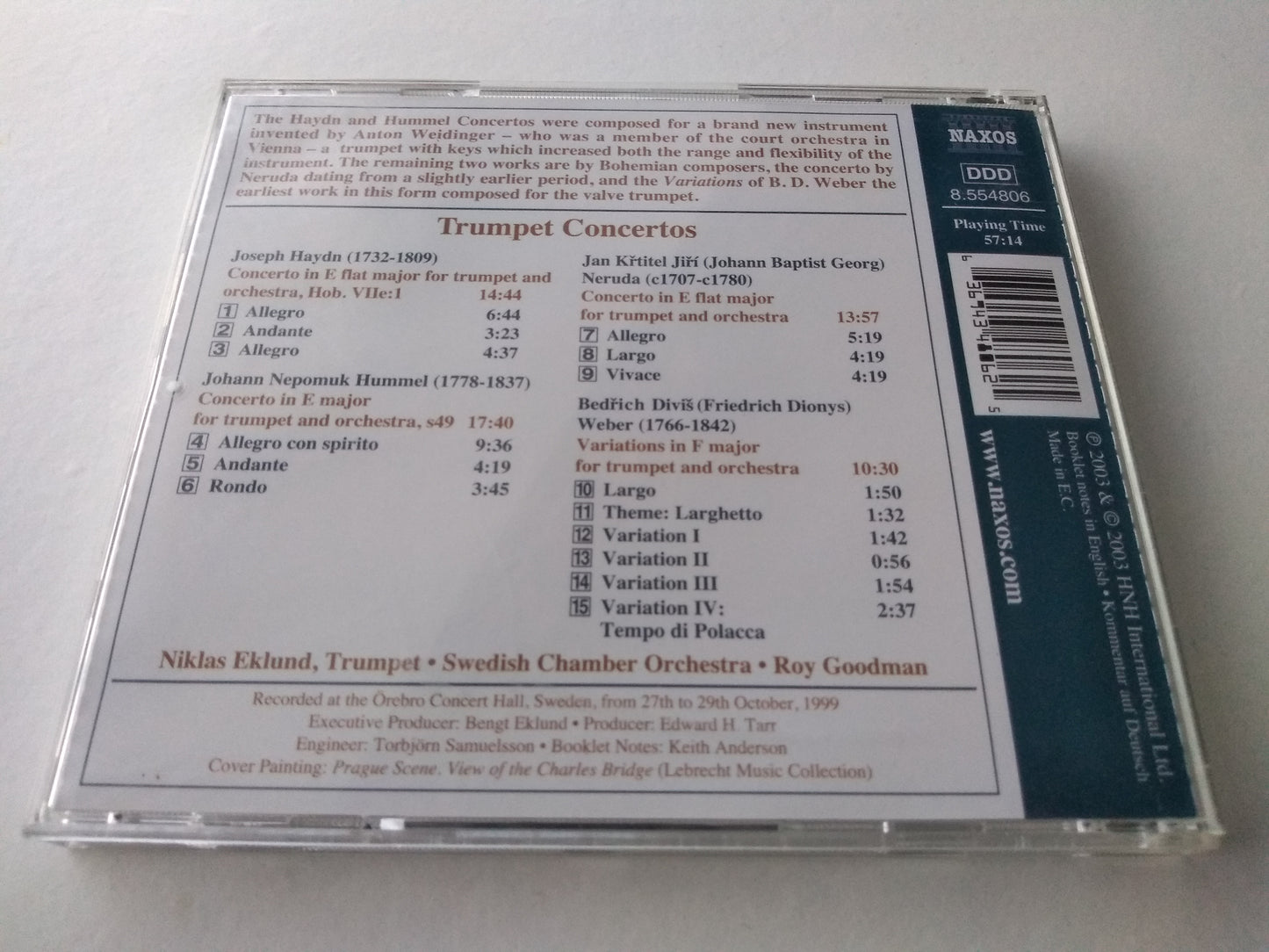 Haydn, Hummel, Neruda - Trumpet Concertos (2003) CD album