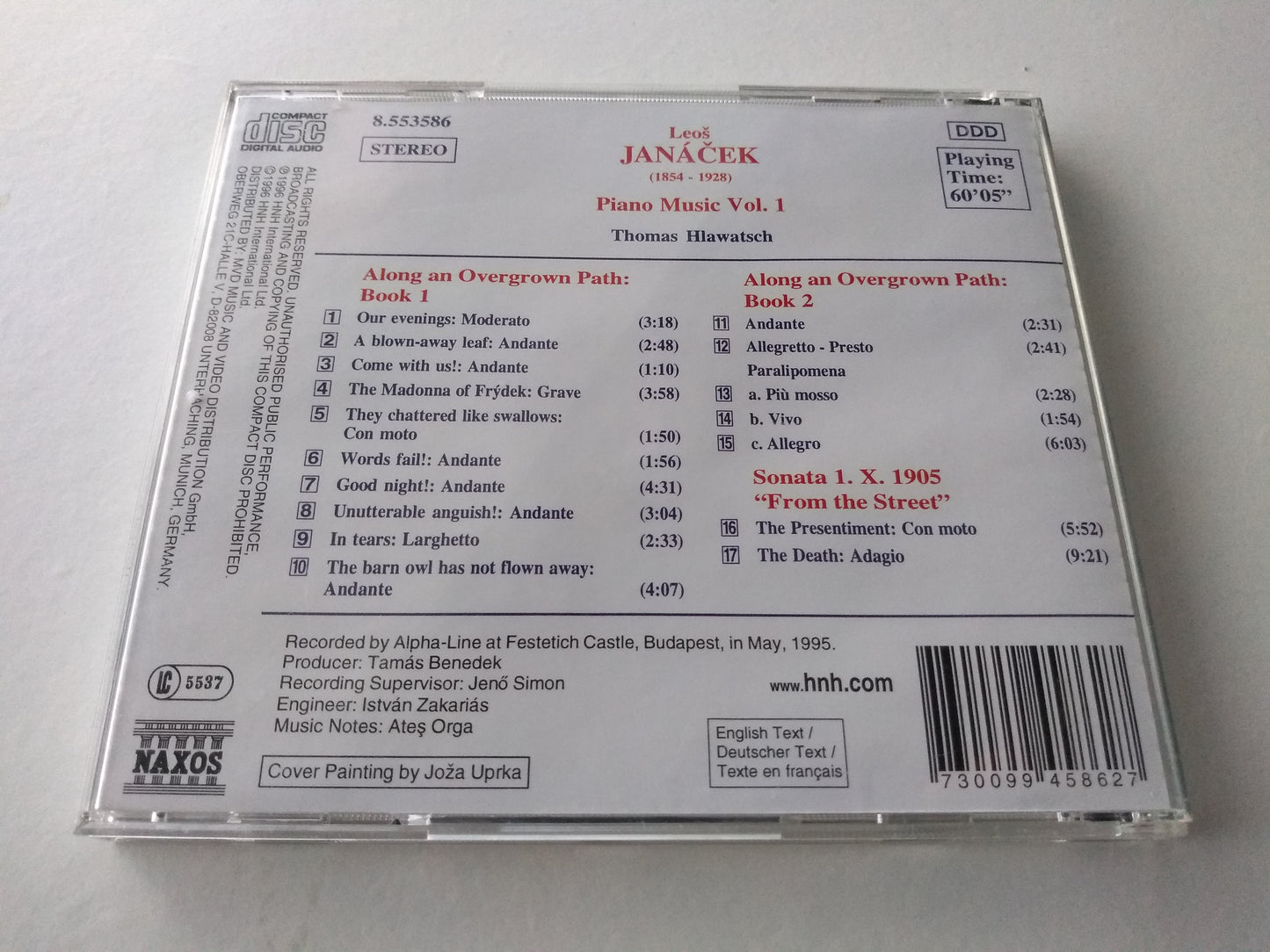 Leos Janacek - Janácek: Piano Music, Vol. 1 (1996) CD album