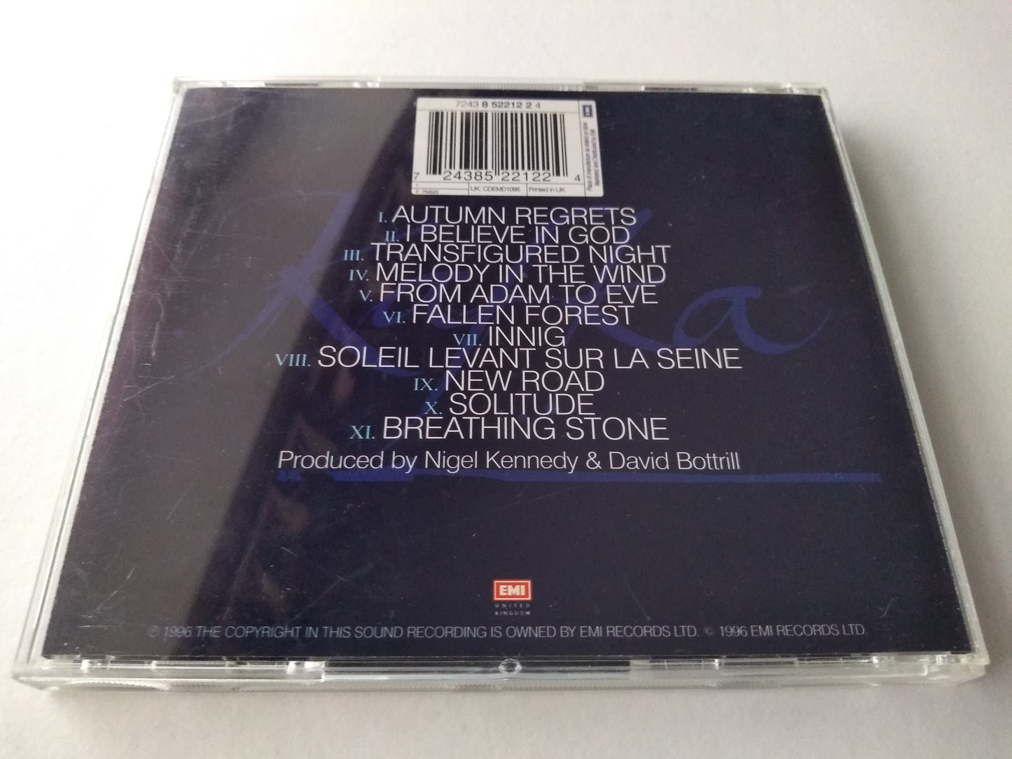 Nigel Kennedy – Kafka (1996) CD album