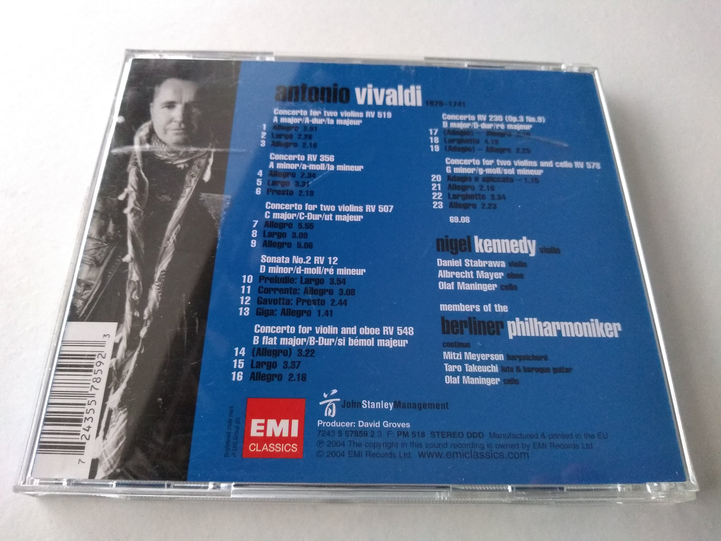 Nigel Kennedy - Vivaldi 2 (2004) CD album