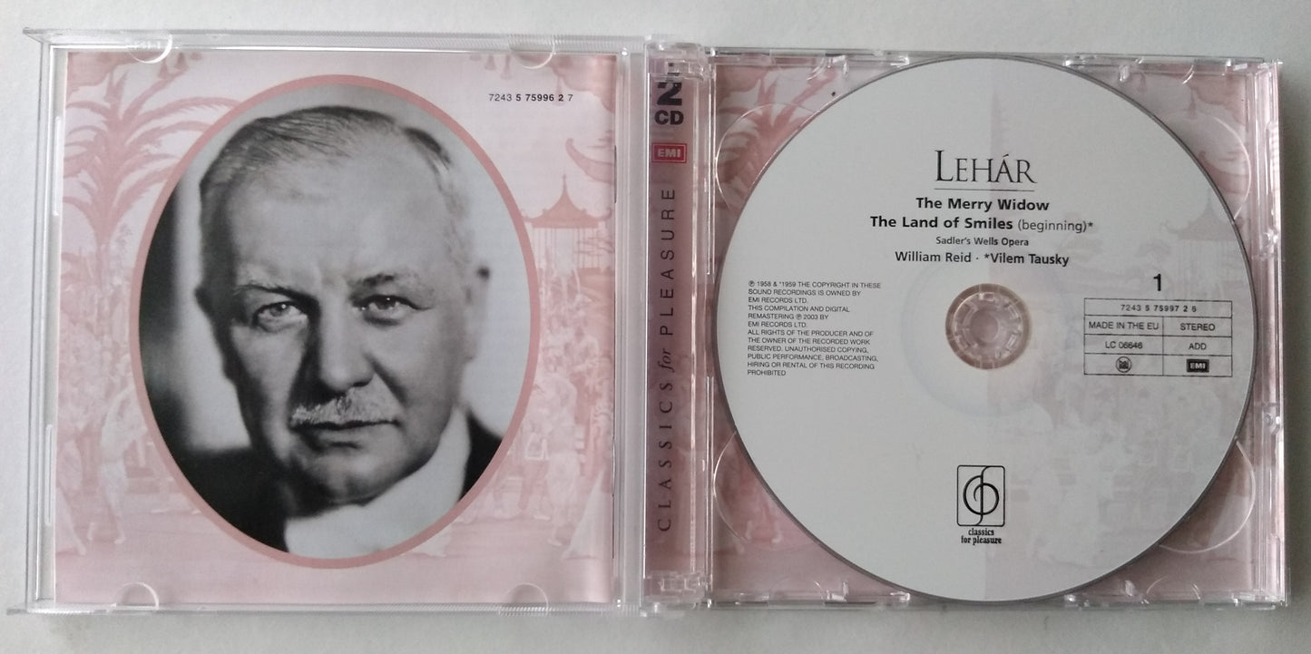 Lehar - The Land Of Smiles / The Merry Widow / The Count Of Luxembourg 2xCD album