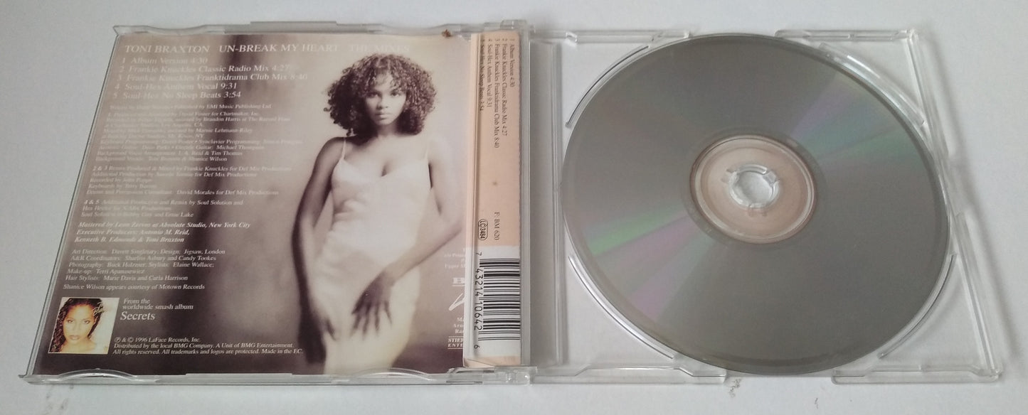 Toni Braxton - Un-Break My Heart (The Mixes) (1996) CD single