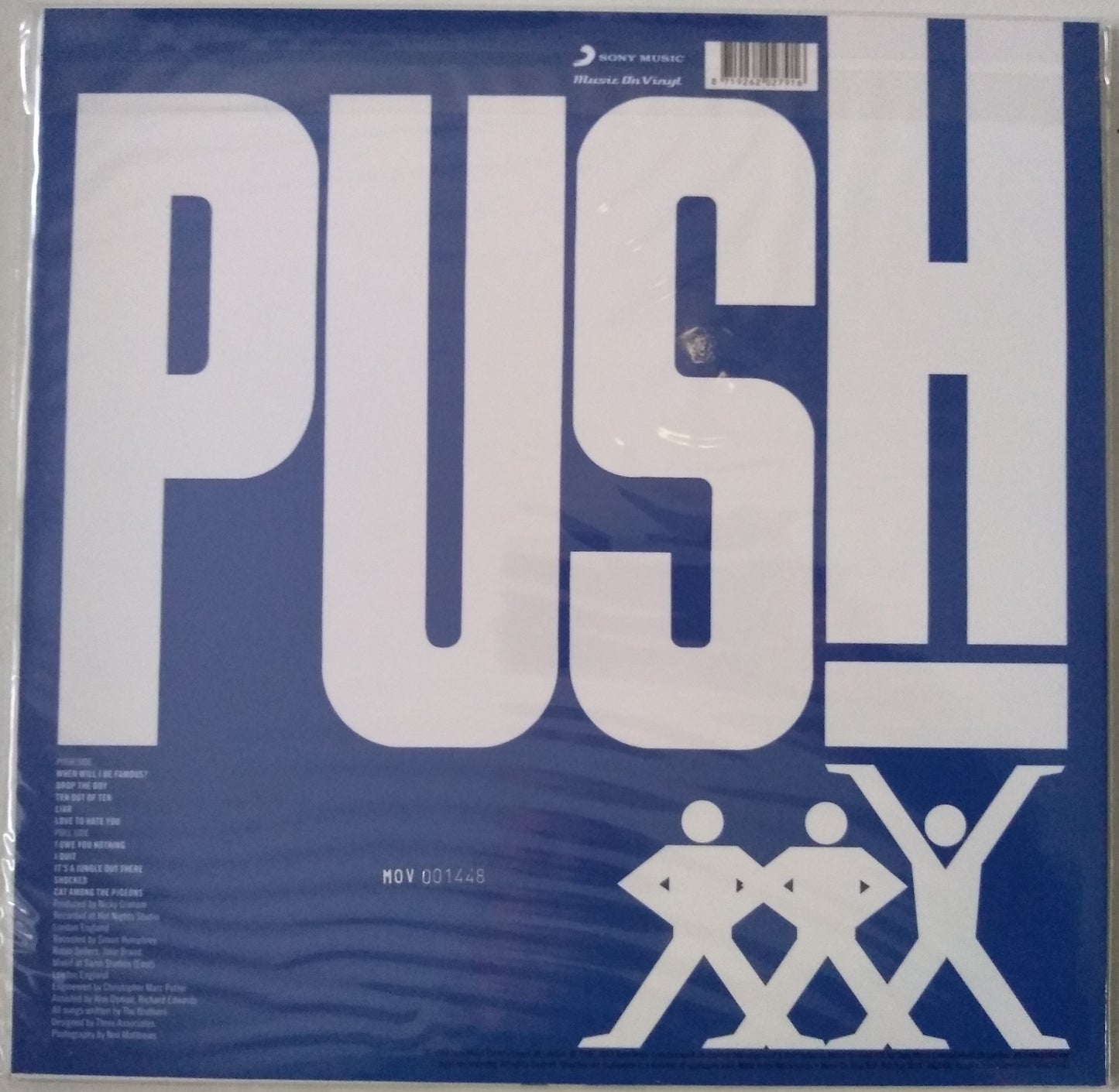 Bros – Push (Sony 2023) 12" blue vinyl LP numbered NEW