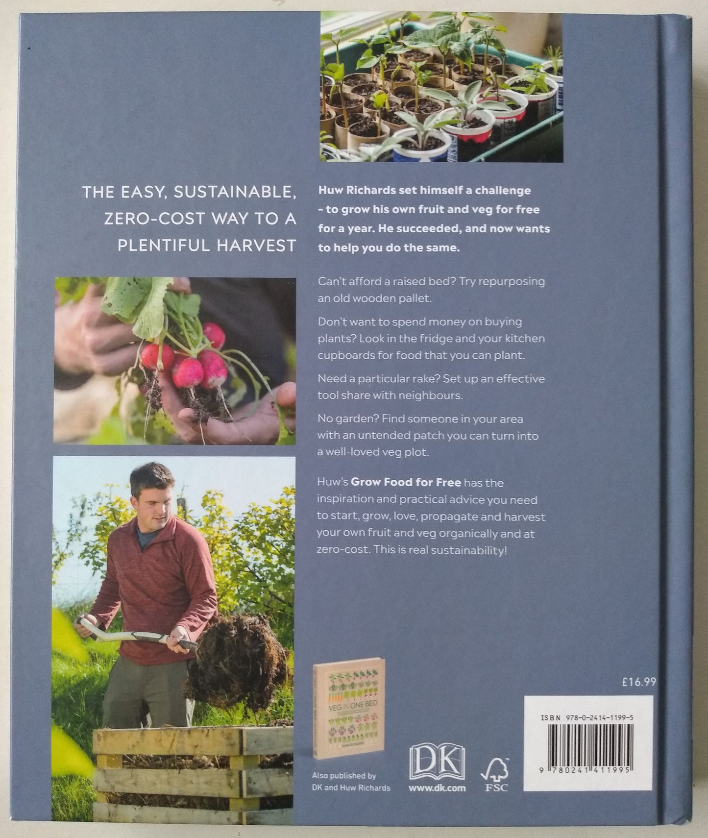 Huw Richards - Grow Food For Free (2020) hardback