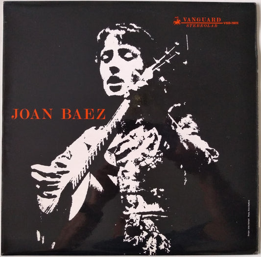 Joan Baez – Joan Baez (Vanguard 1975) 12" LP vinyl RE VG/VG