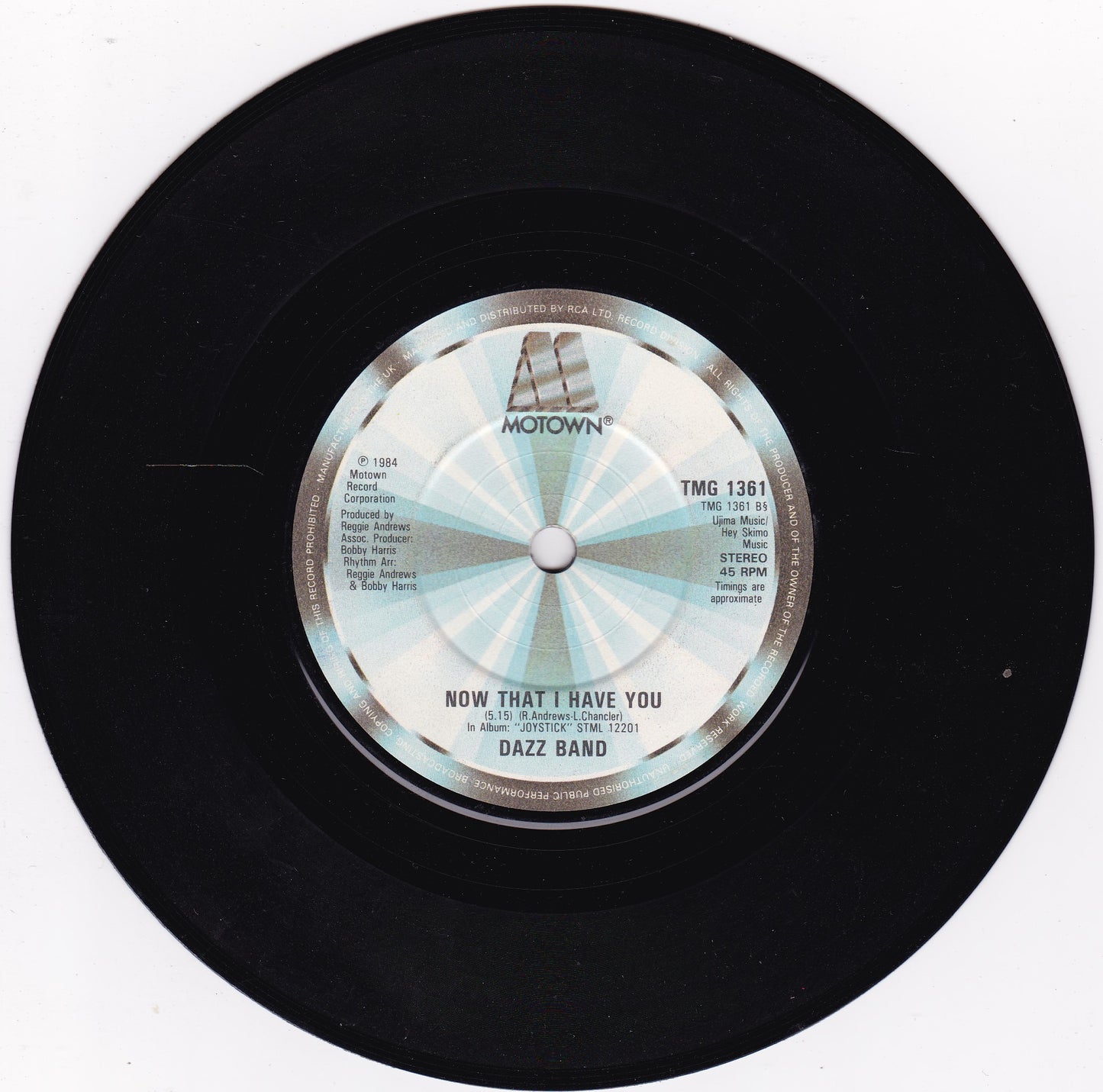 Dazz Band ‎– Let It All Blow (Motown 1984) 7" vinyl single G+/-