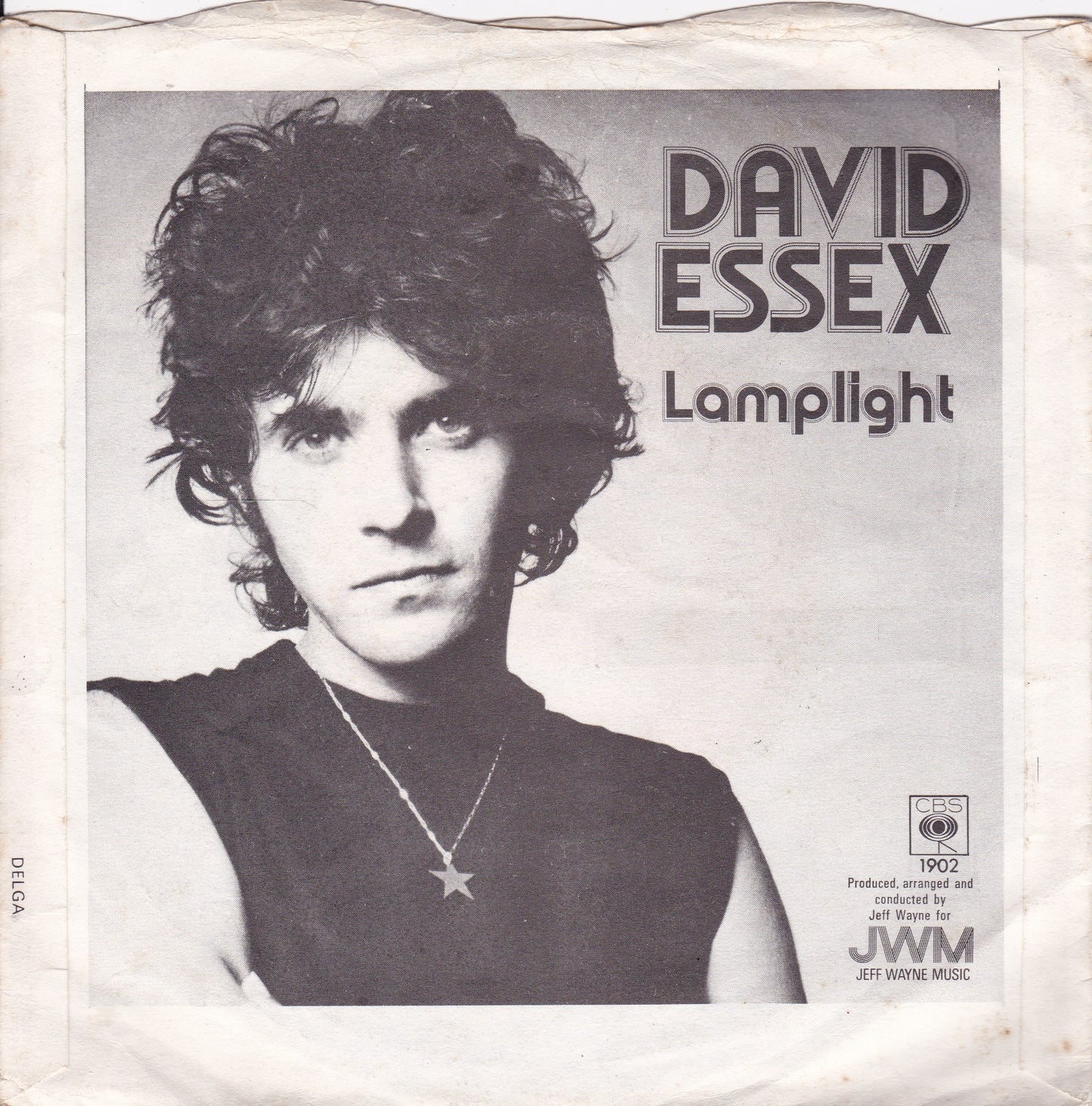 David Essex ‎– Lamplight (CBS 1973) 7" vinyl single G+/VG