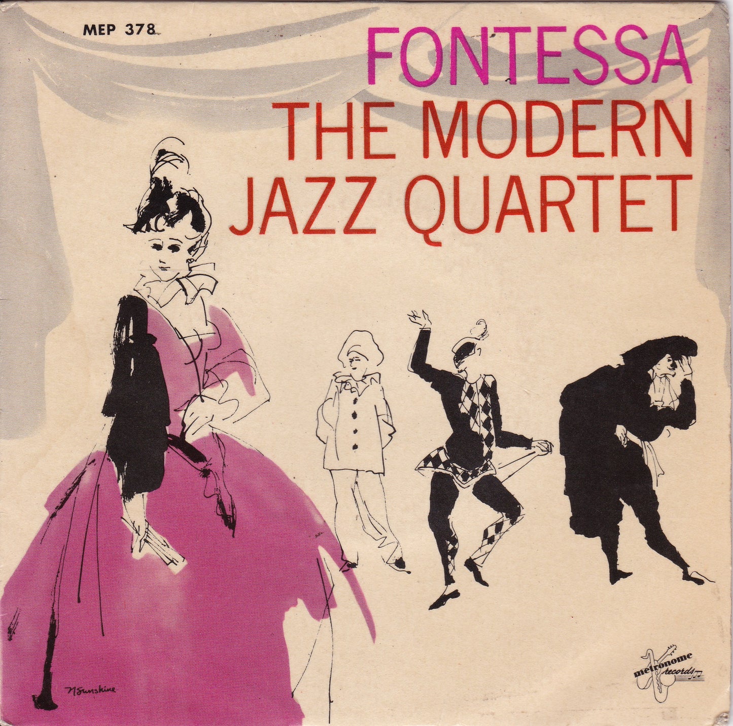 The Modern Jazz Quartet - Fontessa  (Metronome 1957) 7" vinyl P/S EP VG/VG