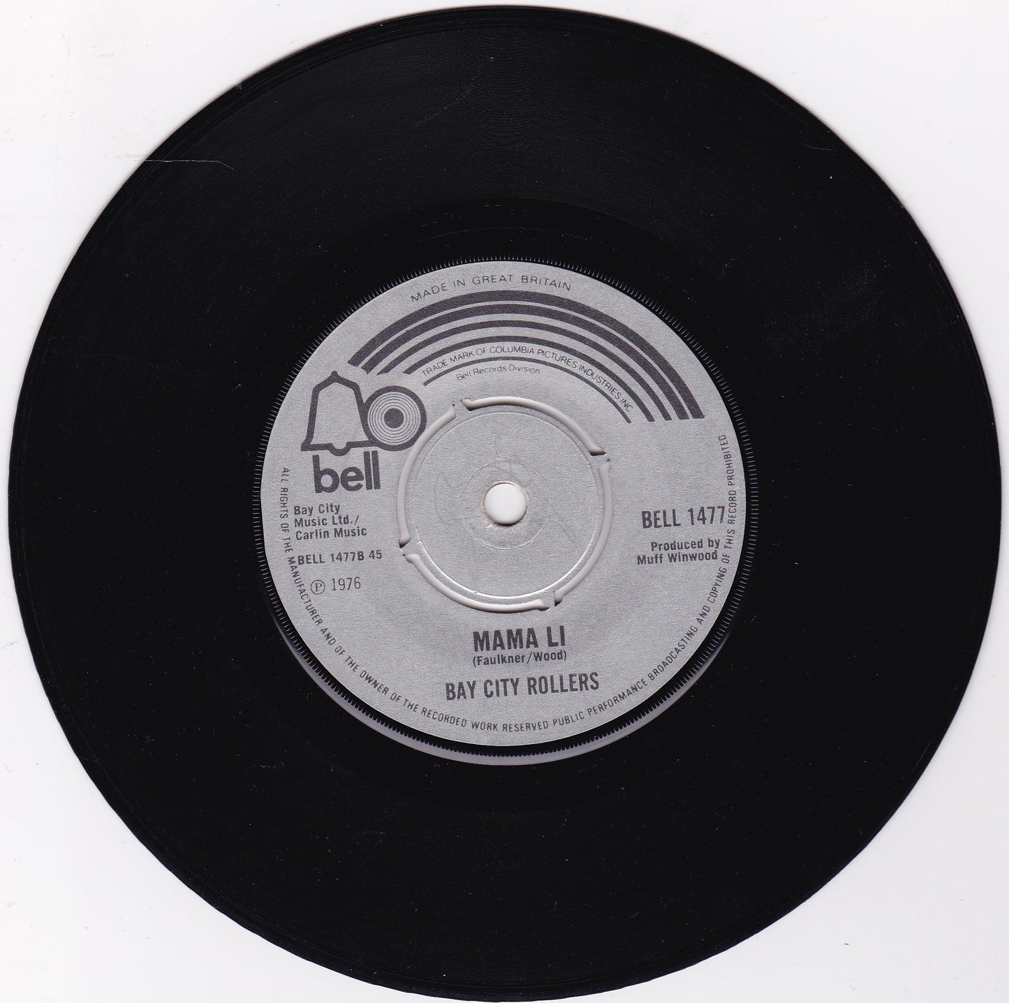 Bay City Rollers ‎– Love Me Like I Love You (Bell 1976) 7" vinyl single G+/-