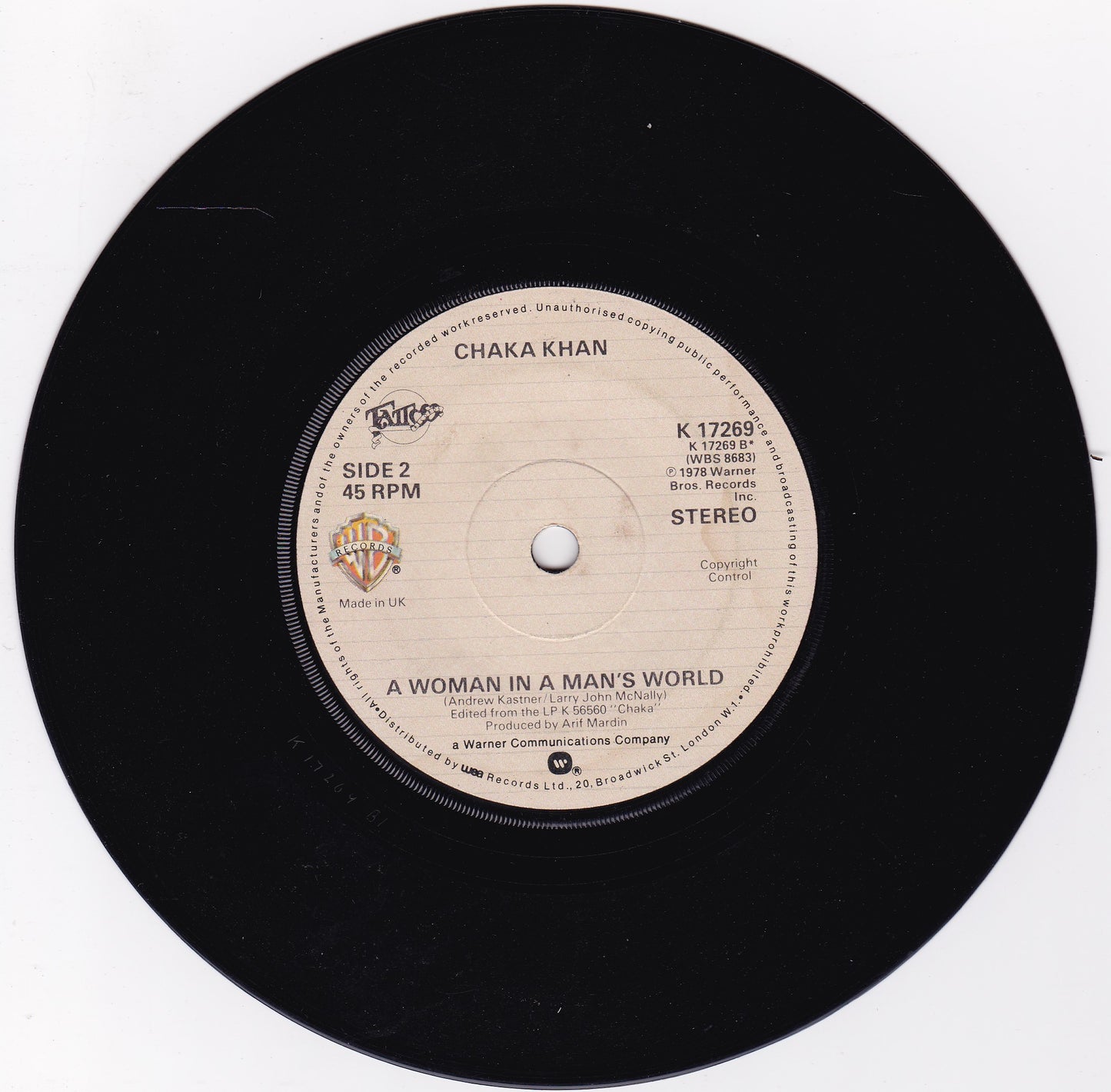 Chaka Khan ‎– I'm Every Woman (WB 1978) 7" vinyl single G+/-