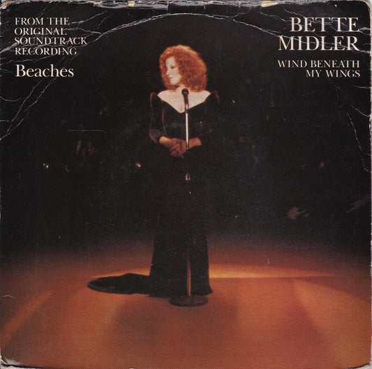 Bette Midler – The Wind Beneath My Wings (Atlantic 1989) 7" vinyl P/S single G+/VG