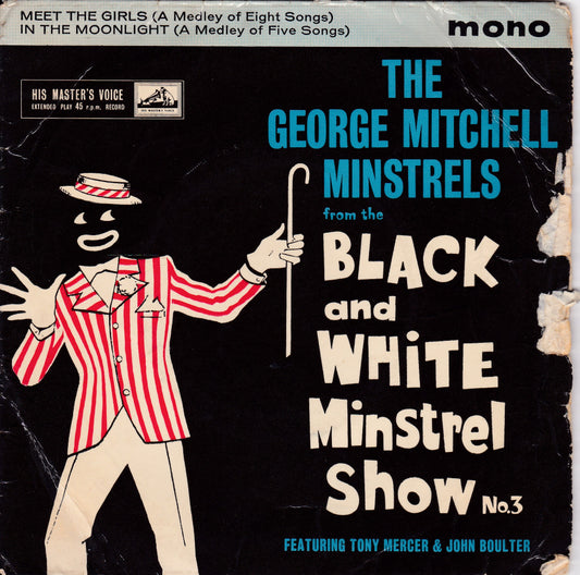 The George Mitchell Minstrels ‎– The Black And White Minstrel Show No.3 7" vinyl P/S EP VG/G+