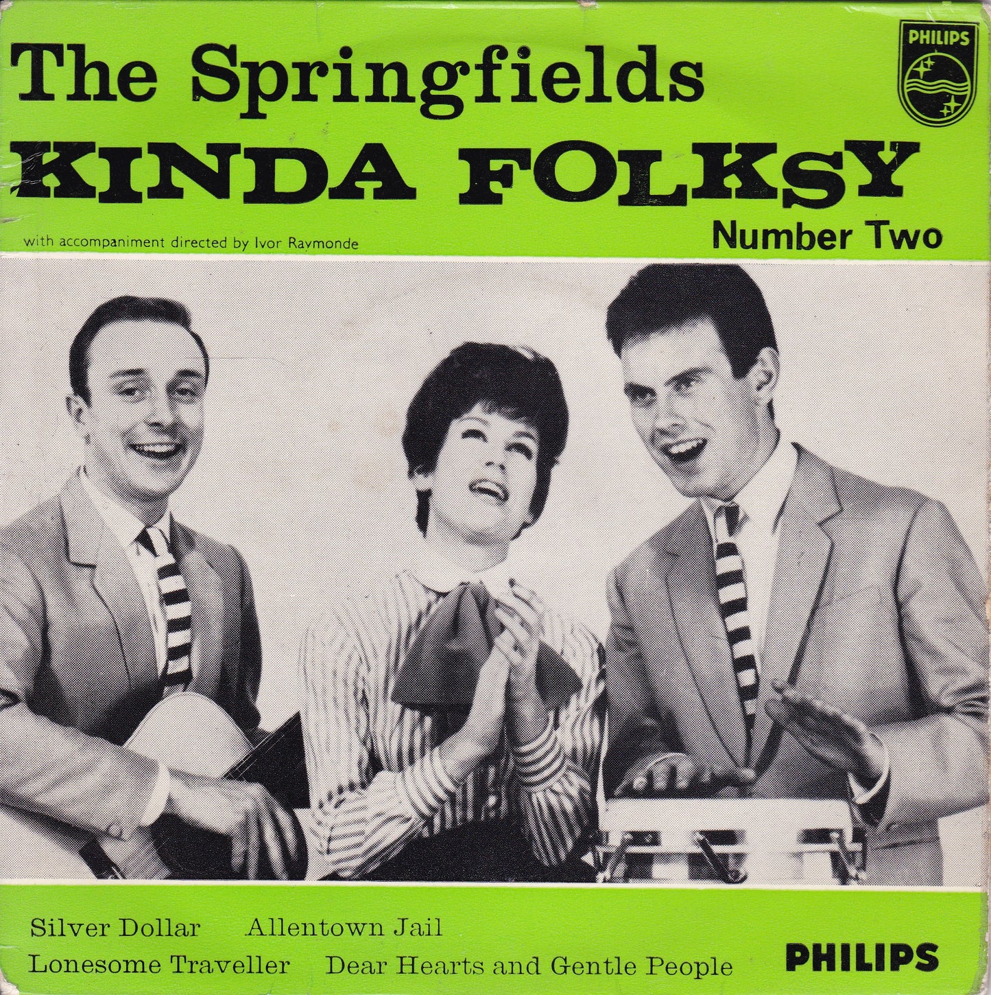 The Springfields – Kinda Folksy Number Two (Philips 1962) 7" vinyl EP G+/VG