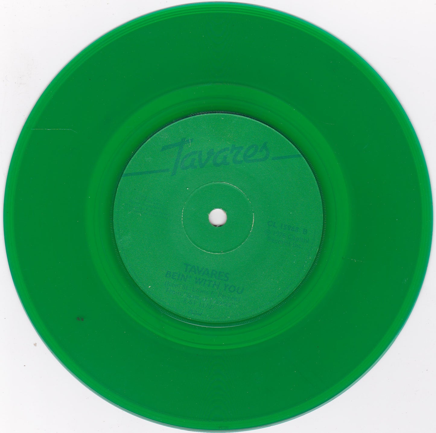 Tavares – The Ghost Of Love (Capitol 1978) 7" single G+/- green vinyl