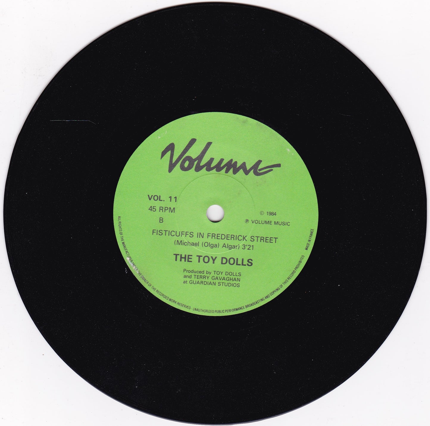 Toy Dolls ‎– Nellie The Elephant (Volume 1984) 7" vinyl single G+/-