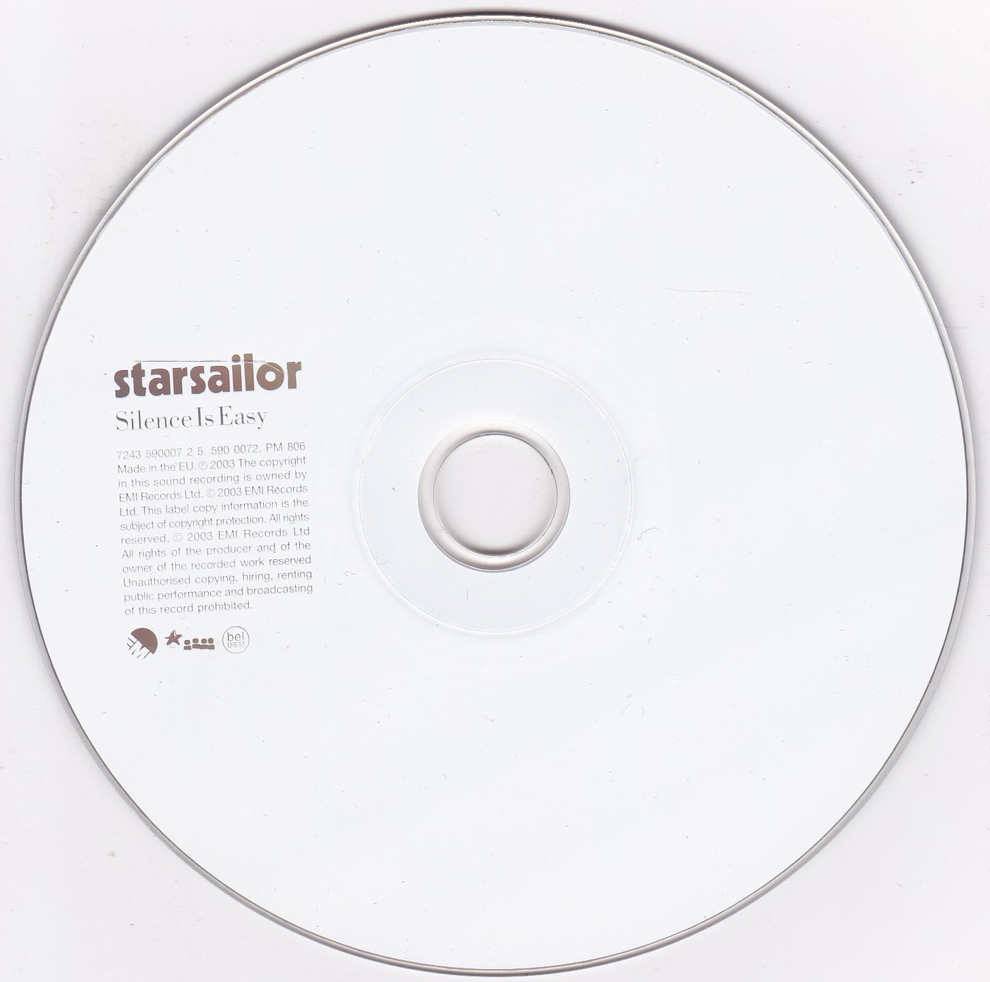 Starsailor – Silence Is Easy (2003) CD album