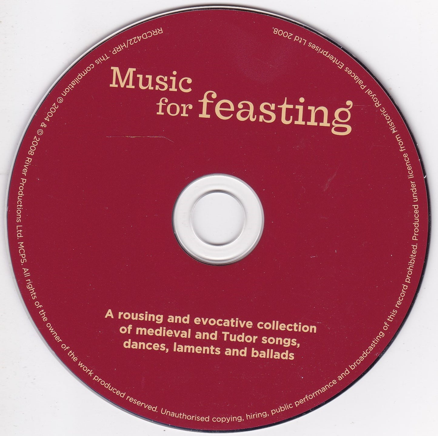 Historic Royal Palaces - Music For Feasting (2008) CD album