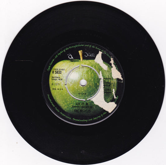 The Beatles ‎– Let It Be (Apple 1970) 7" vinyl single G/-