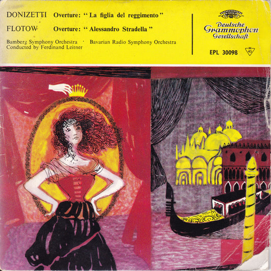 Donizetti - La Figlia Del Reggimento (Deutsche Grammophon) 7" vinyl EP VG/G+