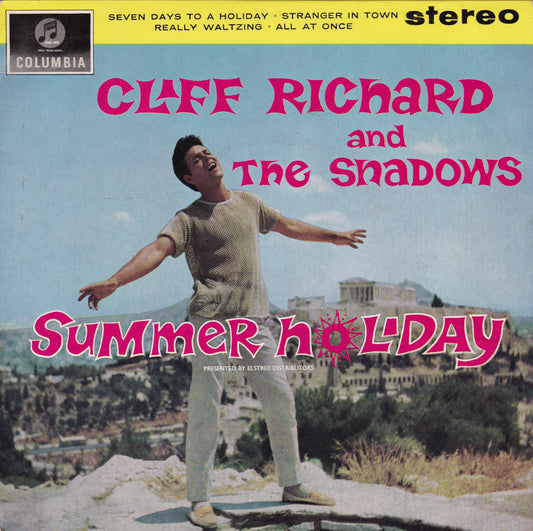 Cliff Richard And The Shadows – More Hits From "Summer Holiday" 7" vinyl P/S EP VG/VG